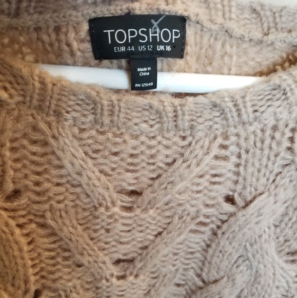 TopShop Cable Knit Sweater - Picture 4 of 5